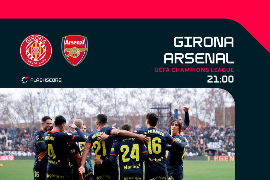 Adiós del Girona ante el Arsenal en la Champions para centrarse en LaLiga