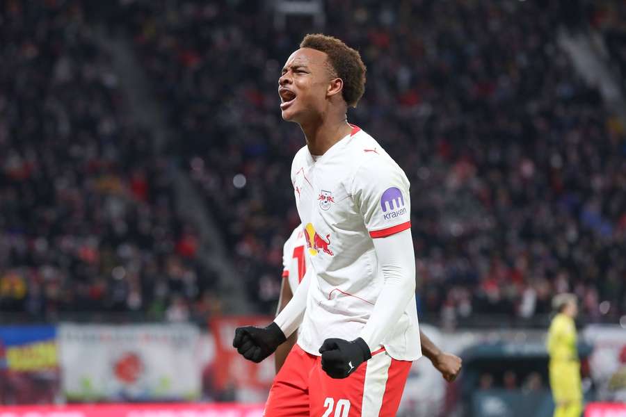 Ouédraogo, jogador do RB Leipzig