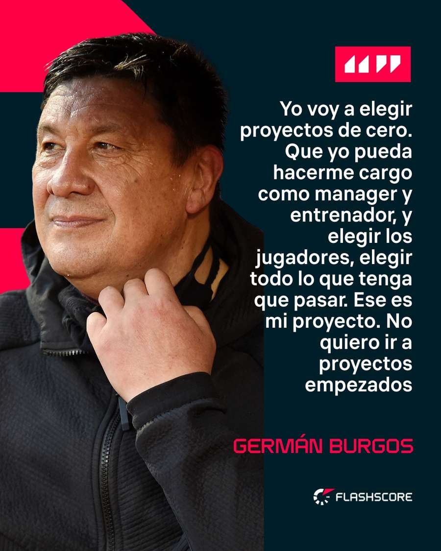 Declaraciones de Germán Burgos a Flashscore Declaraciones de Germán Burgos a Flashscore