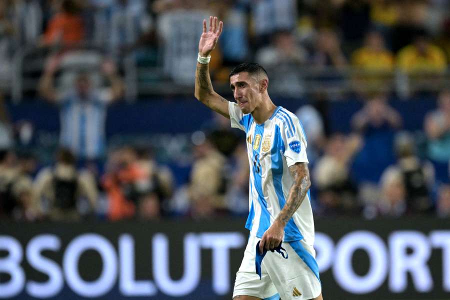 Di María, en la final de la Copa América