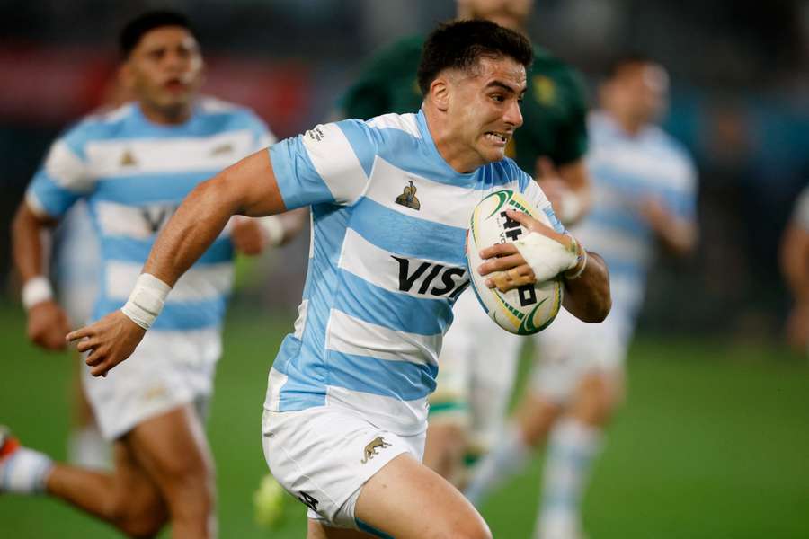 Argentina's Tomas Albornoz in action Argentina's Tomas Albornoz in action