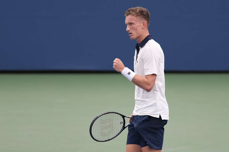Jiří Lehečka na US Open nezaváhal. Jiří Lehečka na US Open nezaváhal.