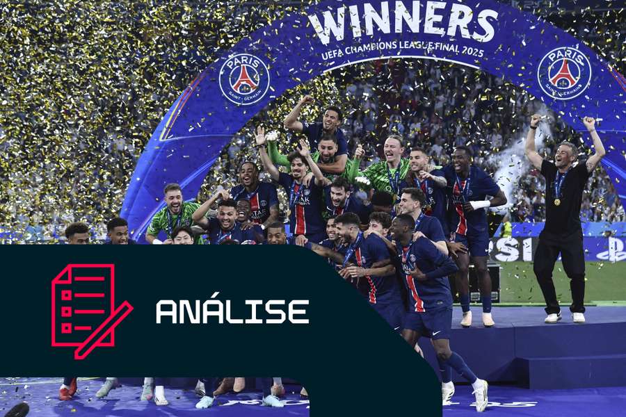 PSG festeja o troféu