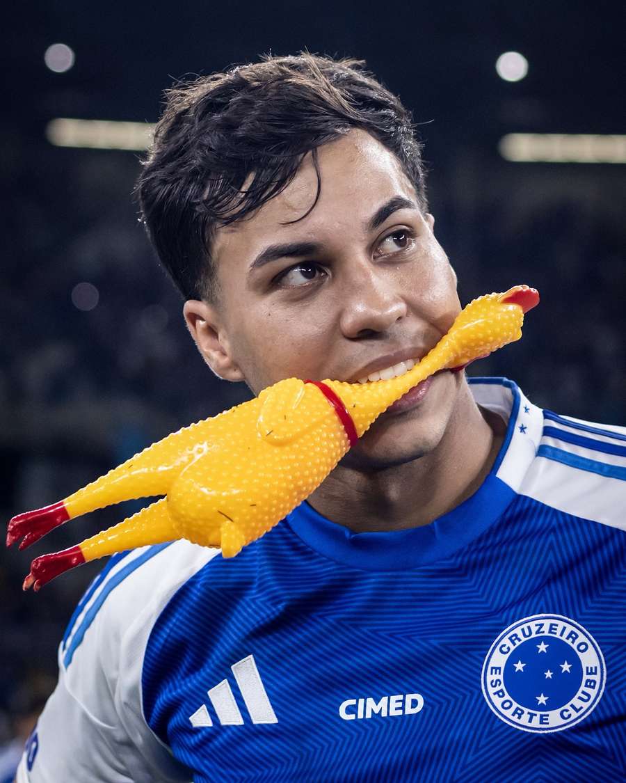 Não é a primeira vez que Kaio Jorge provoca o Atlético-MG Não é a primeira vez que Kaio Jorge provoca o Atlético-MG