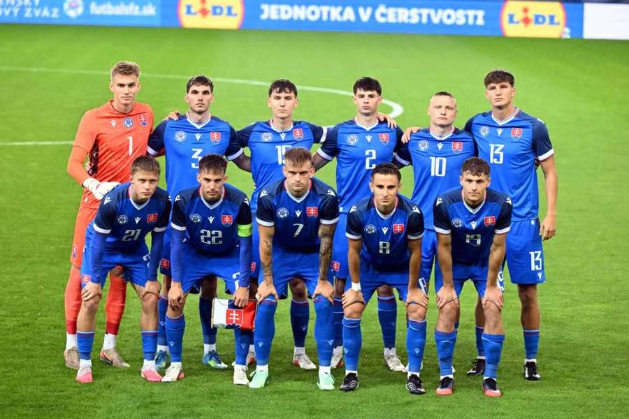 Slováci pred zápasom. Slováci pred zápasom.