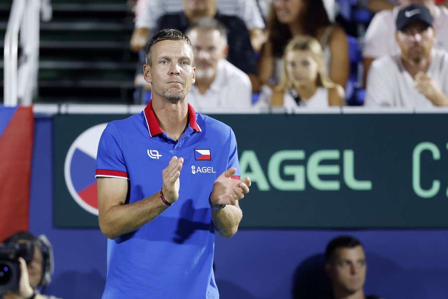 Tomáš Berdych se na daviscupový duel se Španělskem těší. Tomáš Berdych se na daviscupový duel se Španělskem těší.