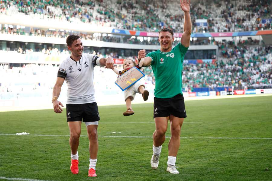 Taylor Gontineac pictured after Romania played Ireland in their World Cup opener