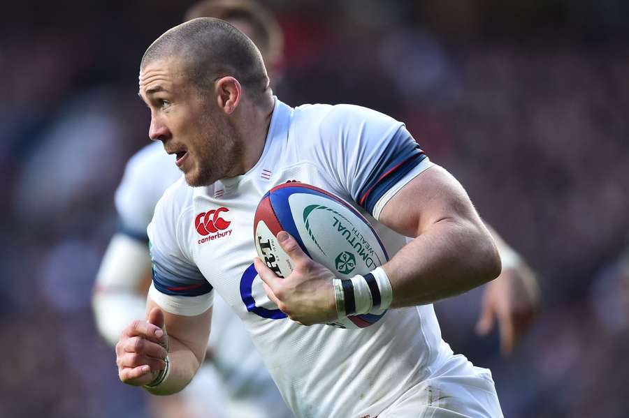 Brown in action for England in 2017