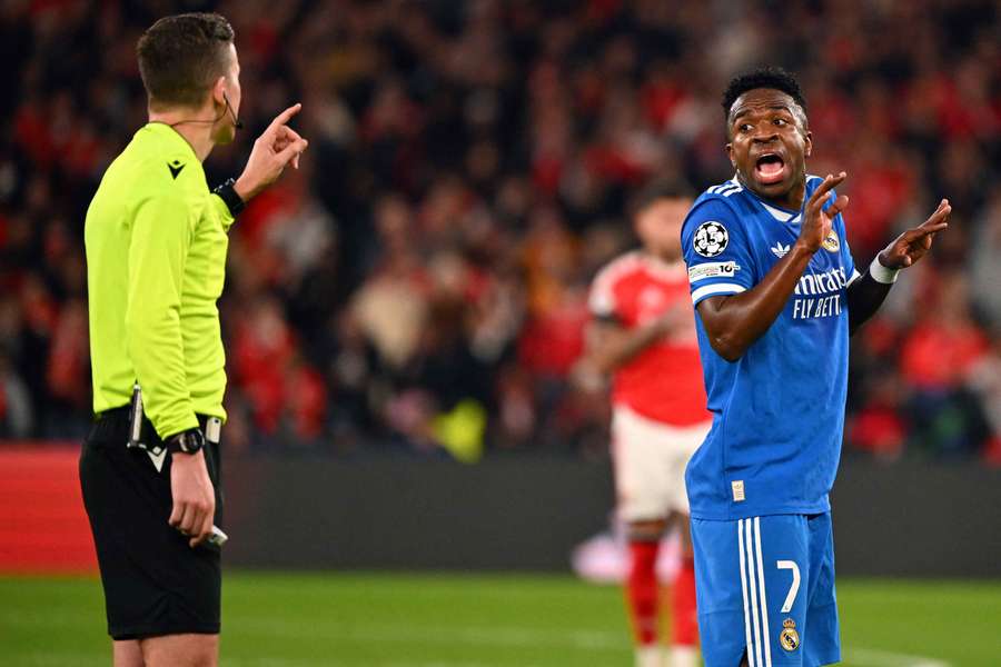 Vinícius, con el Real Madrid