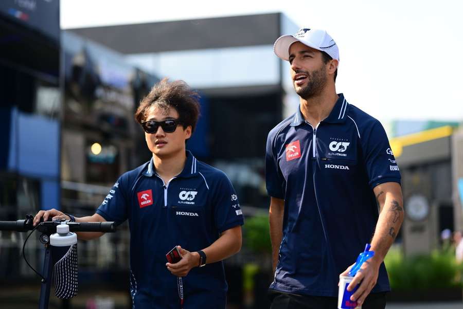 Yuki Tsunoda en Daniel Ricciardo verdedigen in 2024 ook de AlphaTauri-kleuren