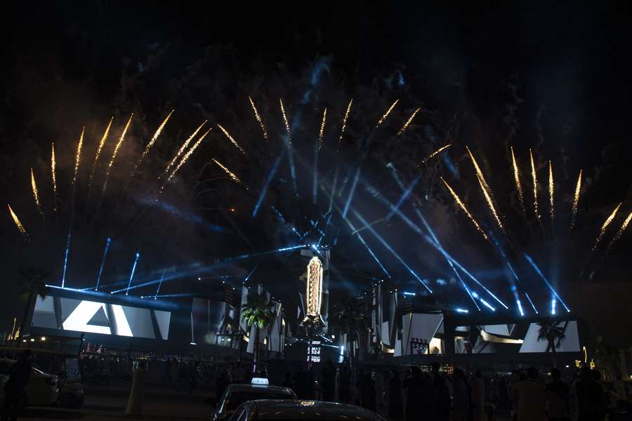 Cerimónia de abertura do Mundial de eSports em Riade no início de julho