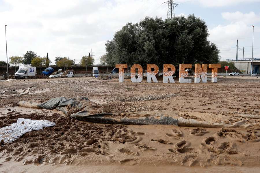 Torrente ha quedado sumergido