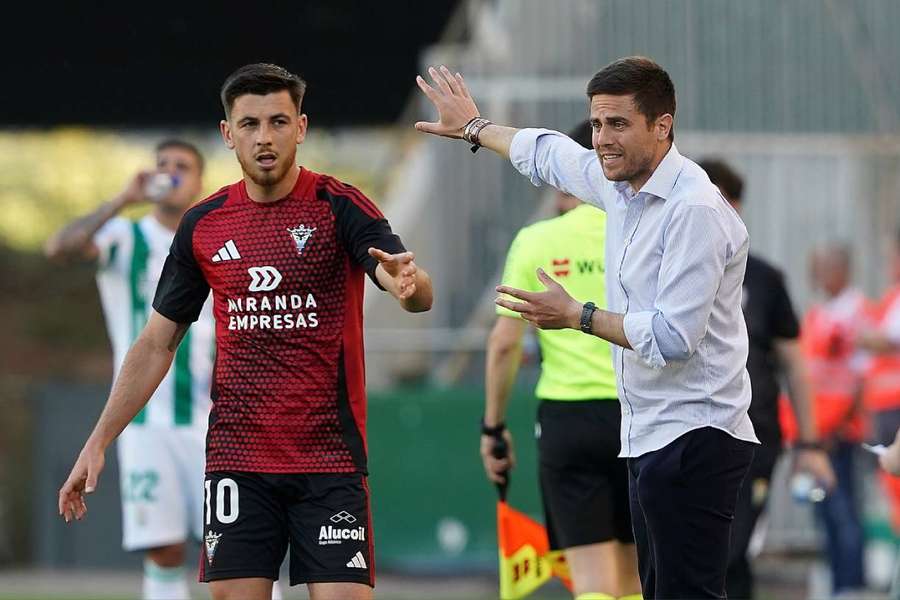 Lisci y Alberto Reina, del Mirandés