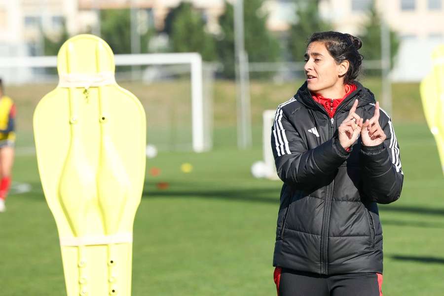 Filipa Patão é a treinadora do Benfica