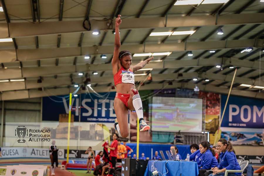 Agate Sousa terminou a prova com um salto de 6,75 metros