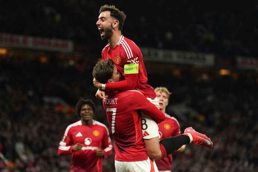 Bruno Fernandes ao serviço do Manchester United