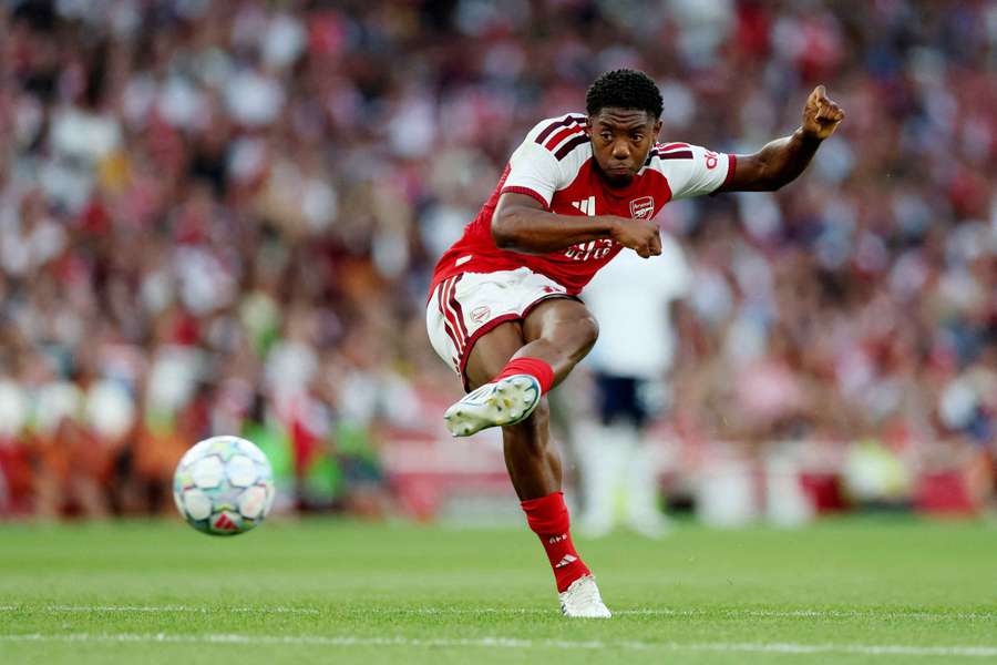 Myles Lewis-Skelly in action for Arsenal Myles Lewis-Skelly in action for Arsenal