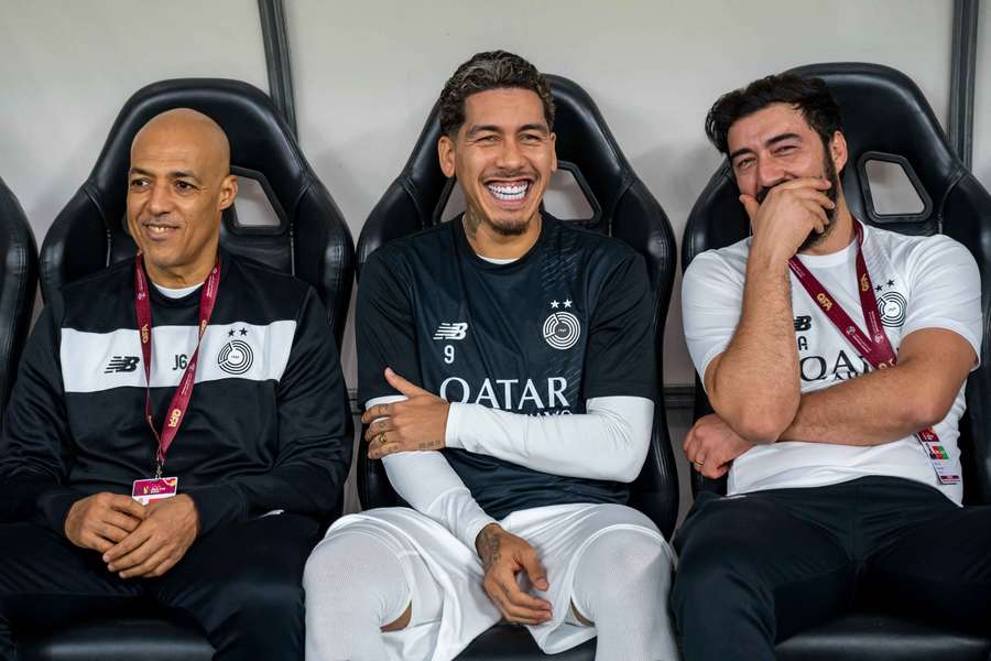 Roberto Firmino (centre) is a key player for Al Sadd Roberto Firmino (centre) is a key player for Al Sadd