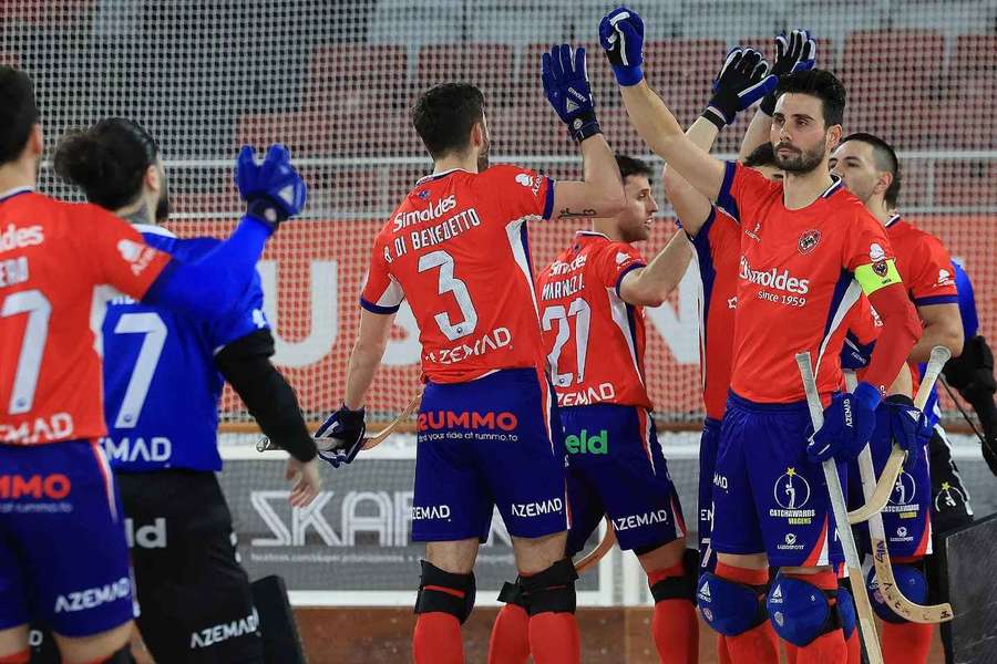 A festa da Oliveirense em casa