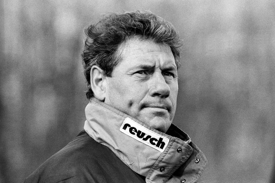 Eberhard Vogel als Trainer von Carl Zeiss Jena im Jahr 1995