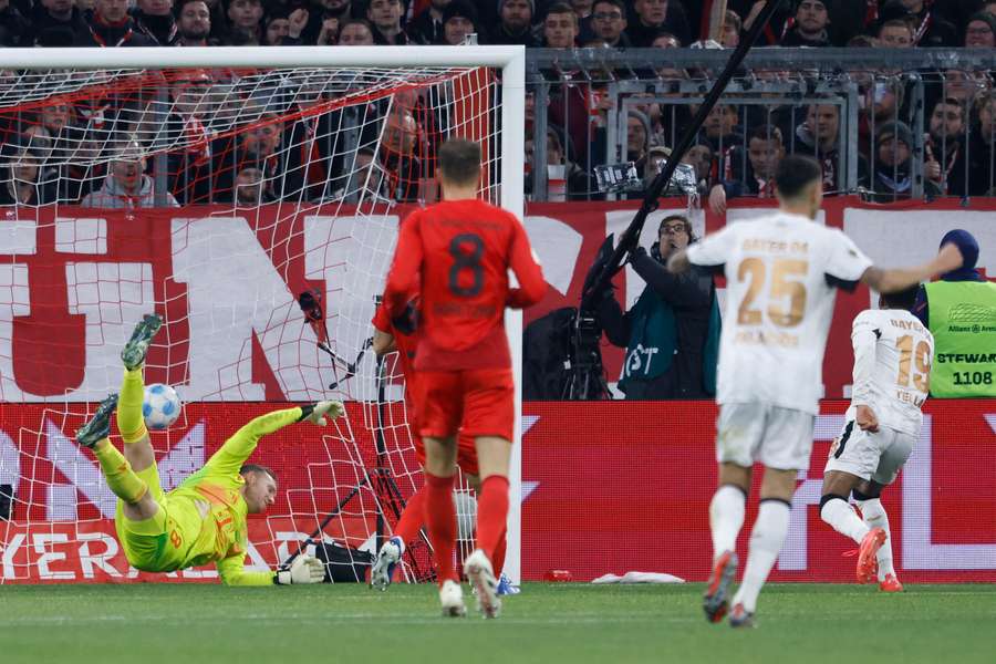 Il momento del gol di Tella