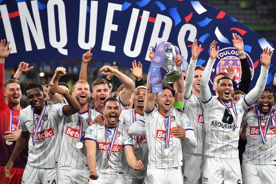 Toulouse venceu a Taça de França contra o Nantes