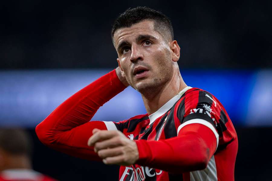 Morata deve desfalcar o Milan no fim de semana