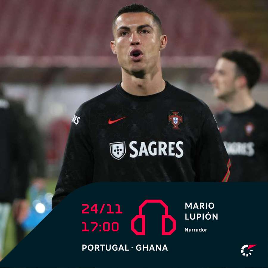 Audio comentarios Portugal-Ghana
