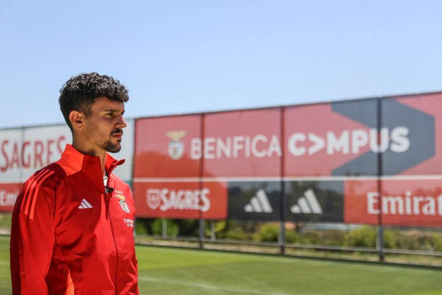 Tomás Araújo, central do Benfica