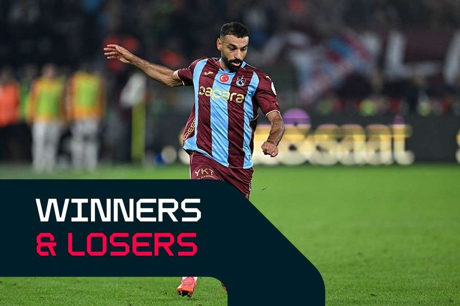 Salah ha guidato il Trabzonspor alla vittoria per 4-0 sul Galatasaray con una tripletta e un assist. Salah ha guidato il Trabzonspor alla vittoria per 4-0 sul Galatasaray con una tripletta e un assist.