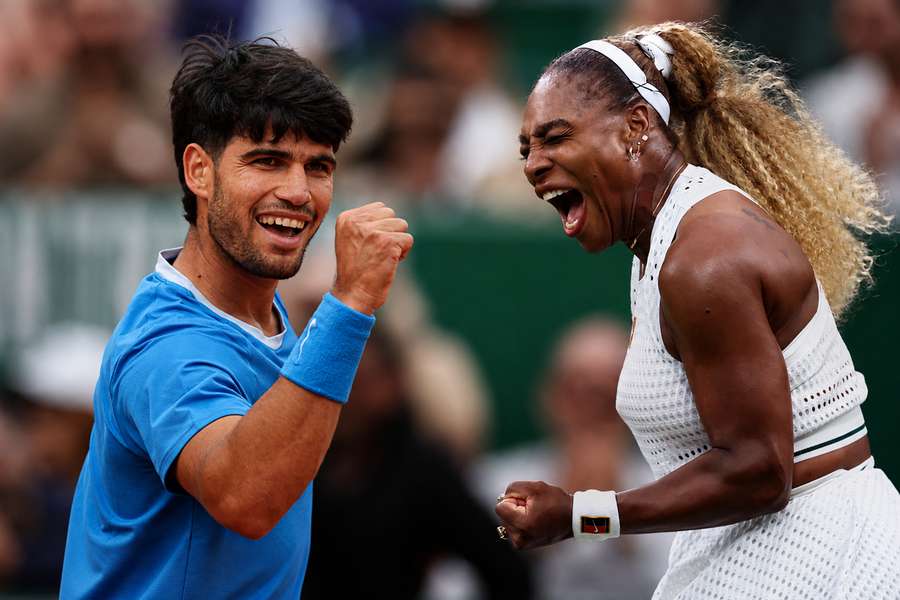 Serena Williams revine la US Open într-un cuplu spectaculos cu Carlos Alcaraz