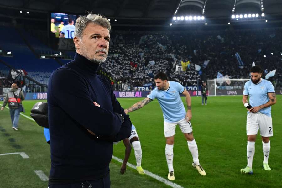 Marco Baroni durante Lazio-Porto