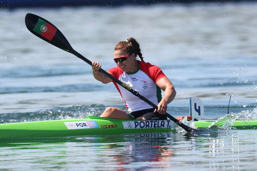 Teresa Portela acabou a sua meia-final na quarta posição Teresa Portela acabou a sua meia-final na quarta posição