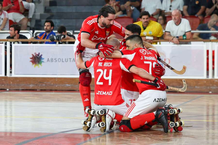 Benfica celebrou triunfo Benfica celebrou triunfo