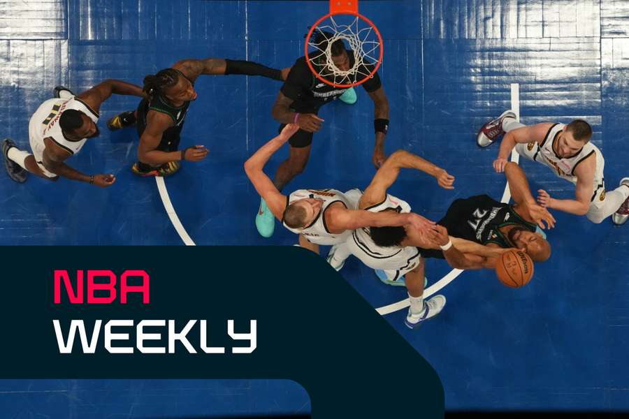 The Timberwolves are leading the Nuggets 3-1