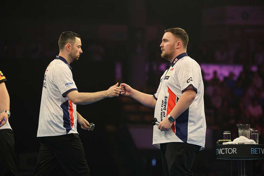Luke Humphries partnered up with Luke Littler at the 2025 World Cup of Darts