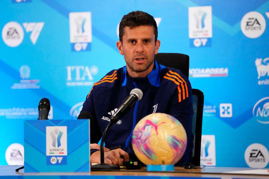 Thiago Motta na konferencji prasowej w przeddzień meczu Juventus - Milan