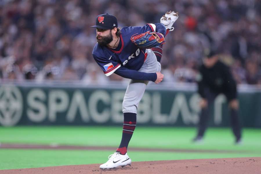 Ondřej Satoria na World Baseball Classic.