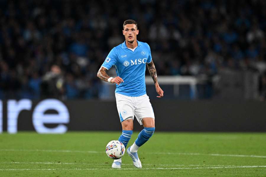 Rafa Marín, con el Nápoles