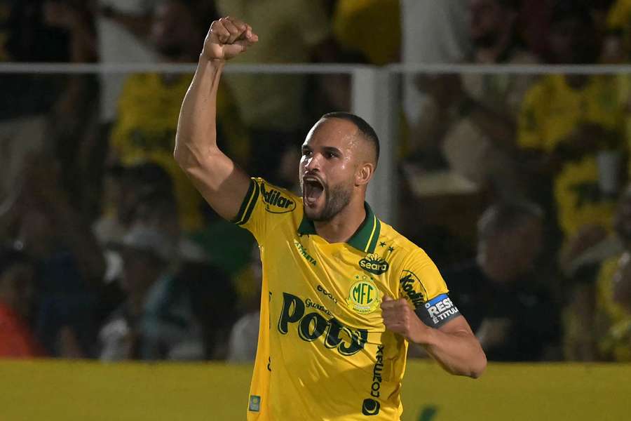 João Victor fez o primeiro gol do Mirassol na história da Libertadores