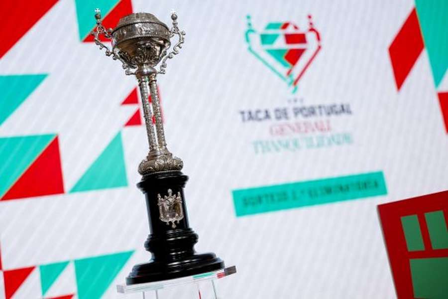 O troféu da Taça de Portugal