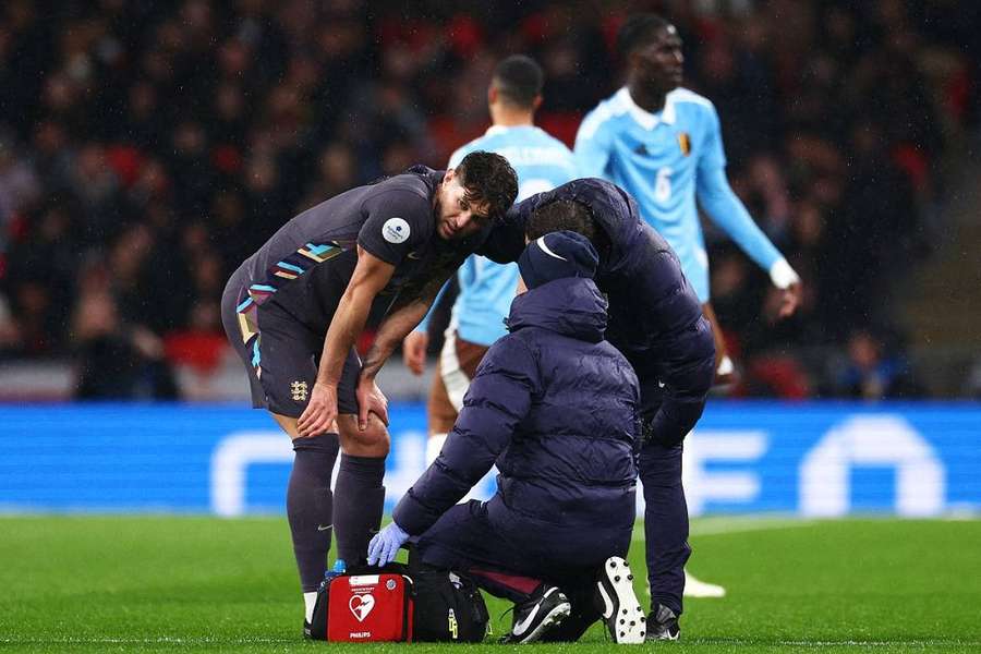 John Stones avec l'Angleterre lors du match contre la Belgique.