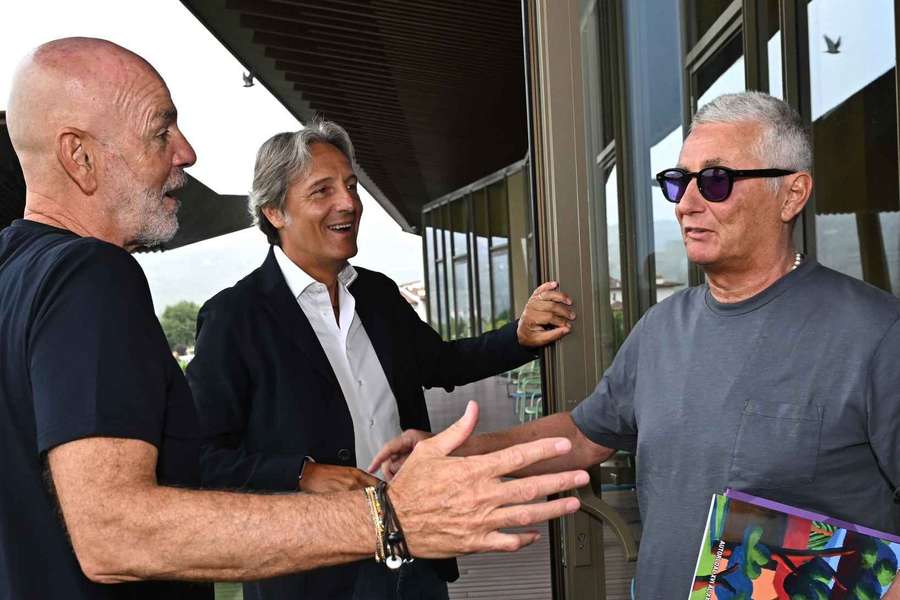 Stefano Pioli al Viola Park