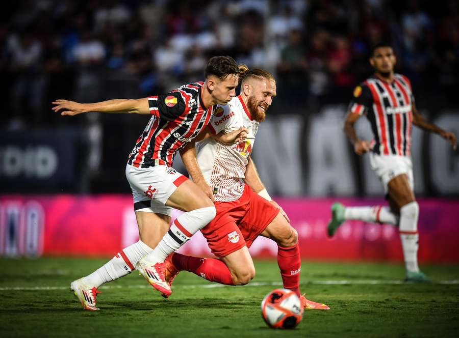 Registro da vitória do Red Bull Bragantino sobre o São Paulo Registro da vitória do Red Bull Bragantino sobre o São Paulo