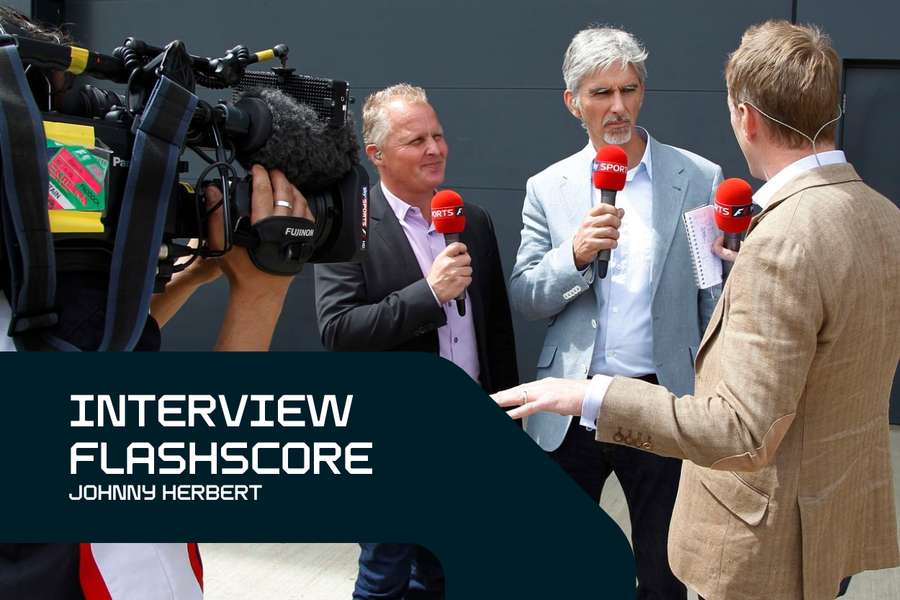Johnny Herbert et Damon Hill en 2013