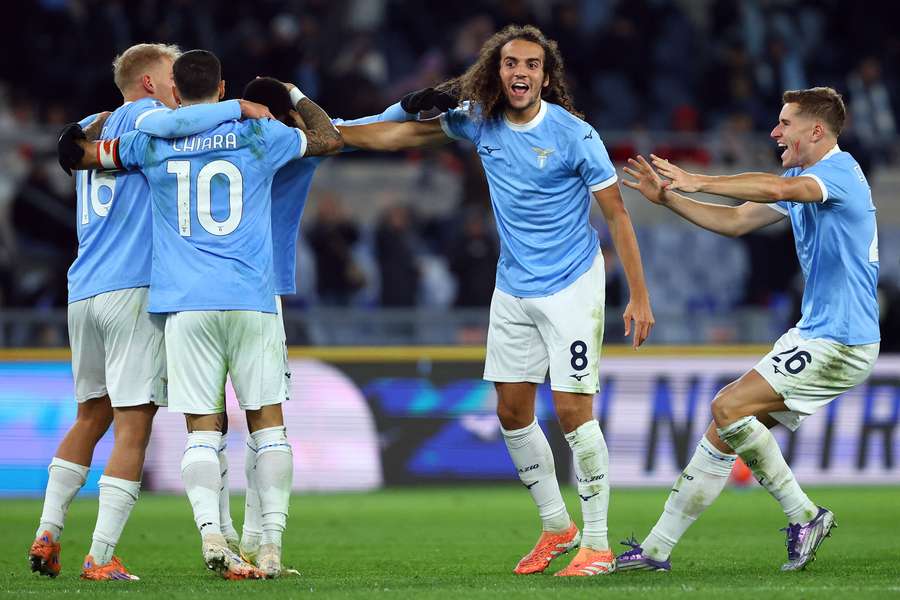 L'esultanza di Guendouzi L'esultanza di Guendouzi