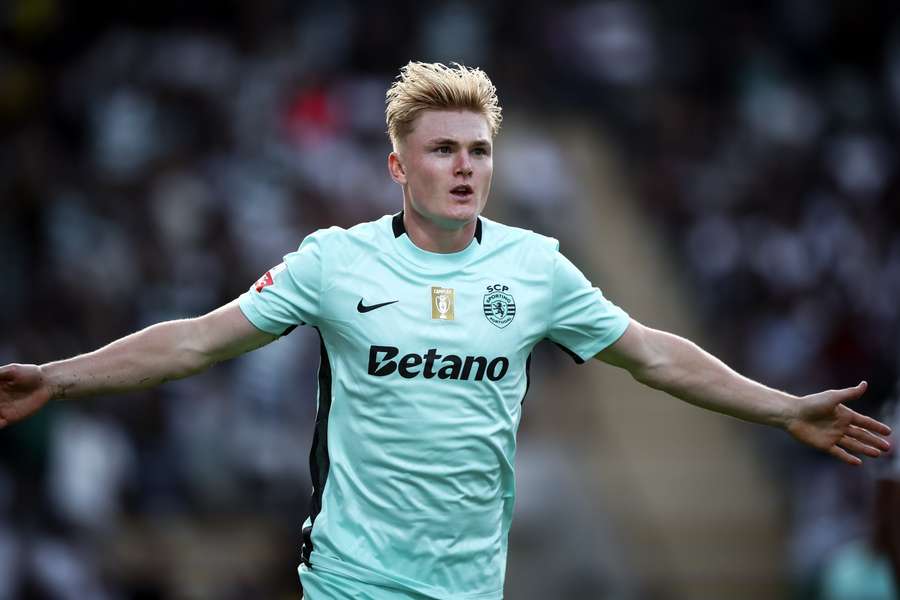 Harder, jugador del Sporting de Lisboa