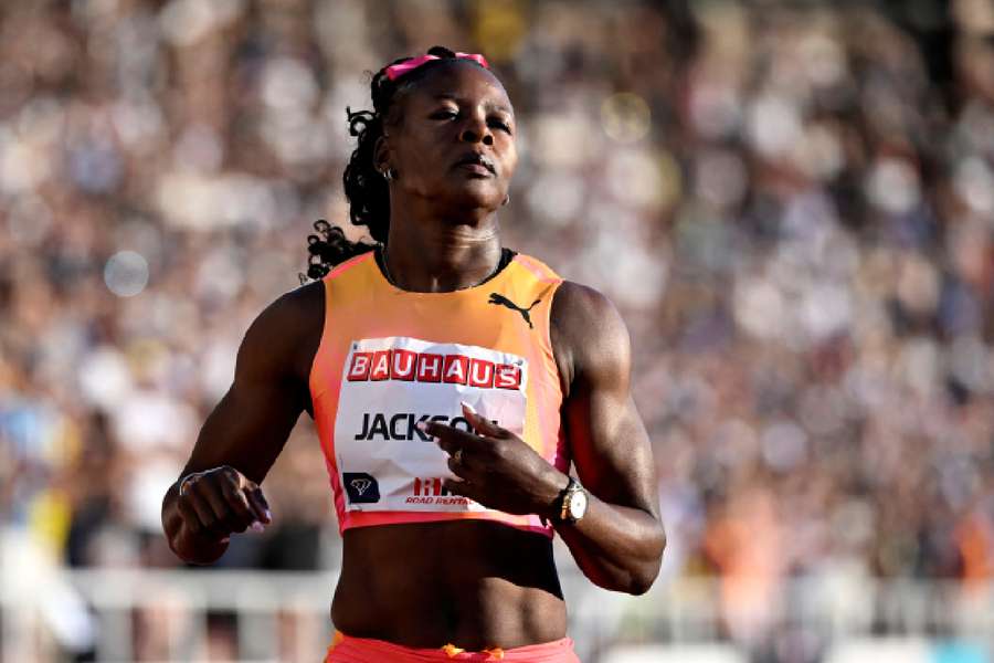 Shericka Jackson was the Tokyo Olympics 100m bronze medallist