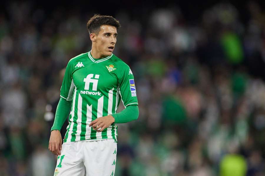 Cristian Tello, con el Betis