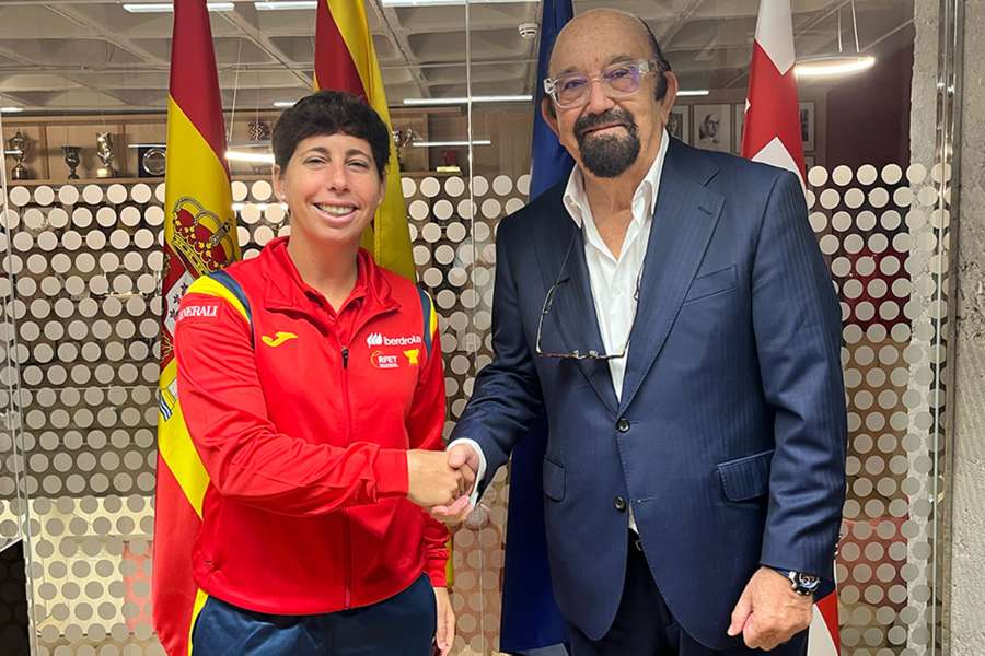 Carla Suárez y Miguel Díaz Román, tras la renovación de la primera Carla Suárez y Miguel Díaz Román, tras la renovación de la primera